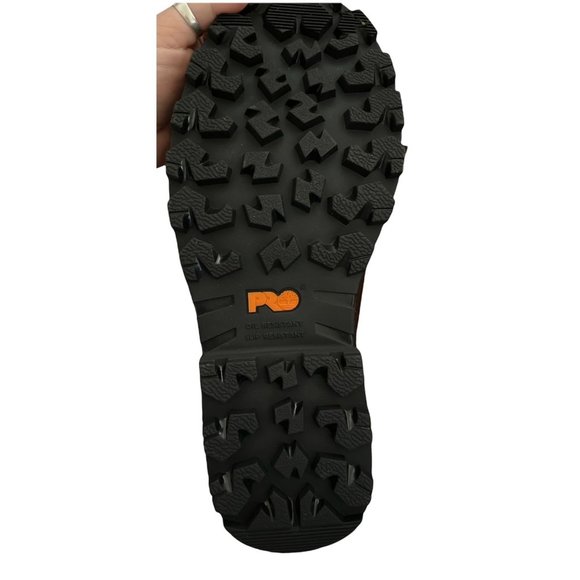 DOLD Timberland Mens Brown Leather Boondock 6" Composite Toe Work Boots Sz 10 W - Picture 6 of 11